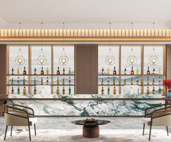 New Chinese Style Lobby Hall-ID:244457966