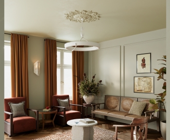 French Style A Living Room-ID:206620739