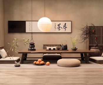 New Chinese Style Tea Tables And Chairs-ID:810188067