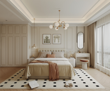 American Style Bedroom-ID:380232103
