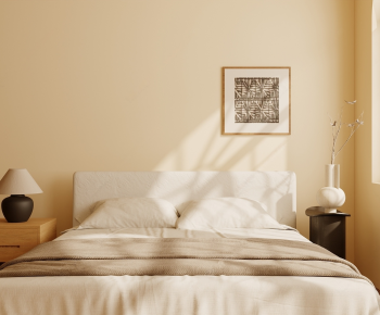 Modern Double Bed-ID:642692097