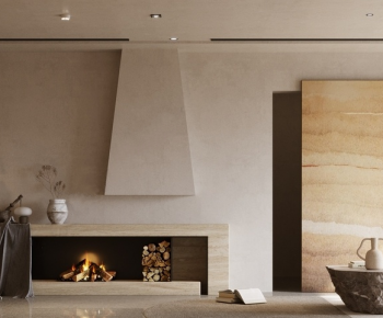 Wabi-sabi Style A Living Room-ID:667129045