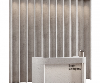 Modern Reception Desk-ID:924309972
