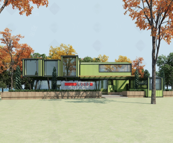 Modern Appearance Of Commercial Building-ID:770731932