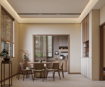 New Chinese Style Dining Room-ID:371707922