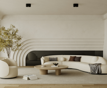 Modern A Living Room-ID:616007098