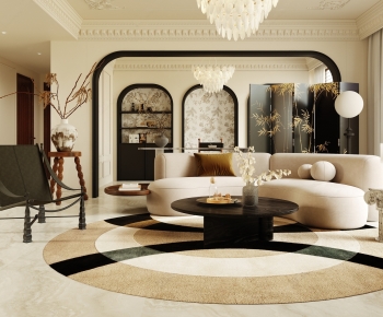 French Style A Living Room-ID:563637979