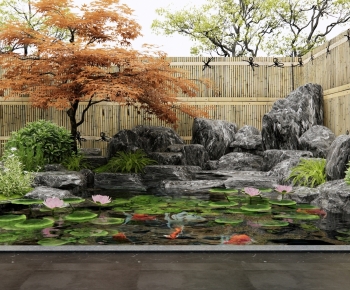 New Chinese Style Courtyard/landscape-ID:932513002