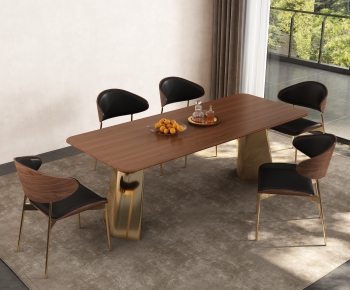 Modern Dining Table And Chairs-ID:698819278