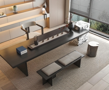 New Chinese Style Tea Tables And Chairs-ID:235306987