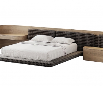 Modern Double Bed-ID:165122991