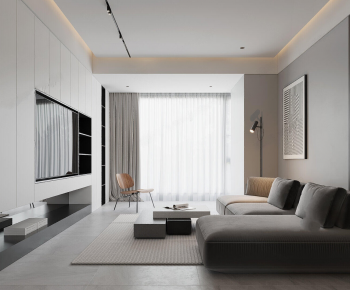 Modern A Living Room-ID:833092938