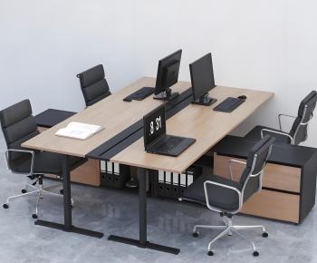 Modern Office Desk And Chair-ID:984906914
