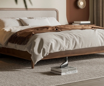 Modern Double Bed-ID:450148113