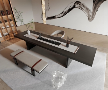 New Chinese Style Tea Tables And Chairs-ID:577697042