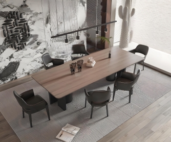 Modern Dining Table And Chairs-ID:101718914