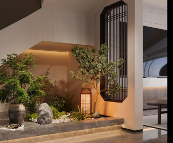 New Chinese Style Stairwell-ID:800390223