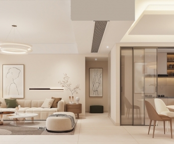 Modern A Living Room-ID:510519039