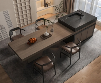 Modern Dining Table And Chairs-ID:239304075