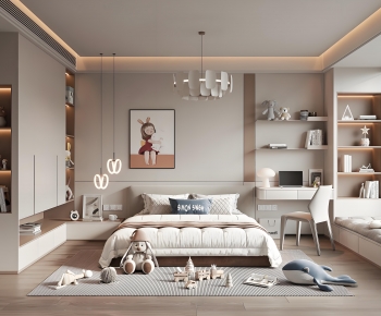 Modern Girl's Room Daughter's Room-ID:749062062