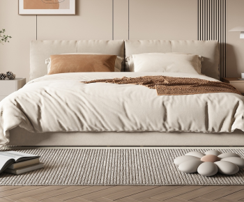 Modern Double Bed-ID:821563015