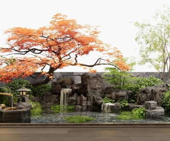 New Chinese Style Rockery Waterscape-ID:707612049