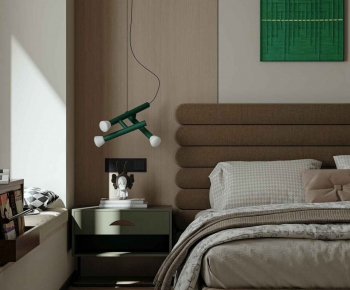 Modern Double Bed-ID:174864052