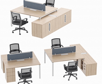 Modern Office Desk And Chair-ID:102169541