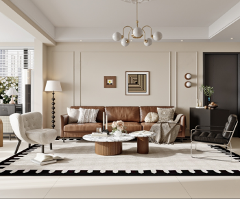 French Style A Living Room-ID:612959989