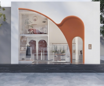 Modern Facade Element-ID:869510894