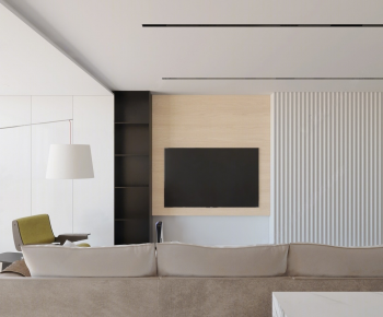 Modern A Living Room-ID:763515953