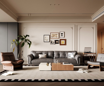 French Style A Living Room-ID:896289115