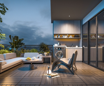 Modern Terrace-ID:696093089