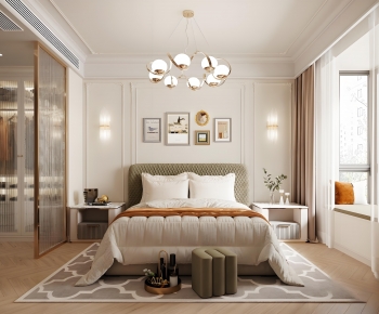 French Style Bedroom-ID:516352895