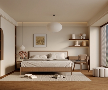 New Chinese Style Bedroom-ID:614666945