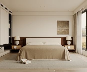 Wabi-sabi Style Bedroom-ID:182327996