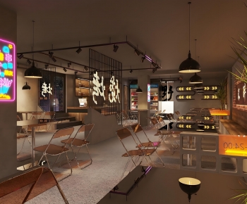 Industrial Style Hot Pot Restaurant-ID:432565937