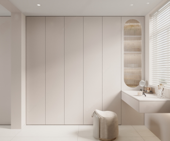 Modern Clothes Storage Area-ID:355613956