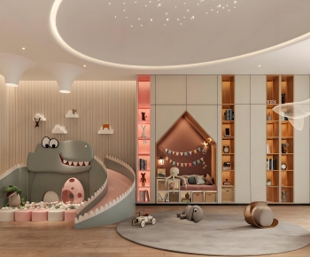 Modern Children's Room Activity Room-ID:132183072