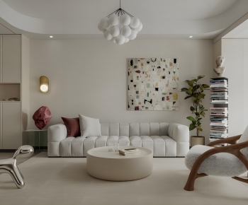 Modern A Living Room-ID:895802021