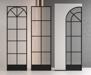 French Style Glass Screen Partition-ID:582638037