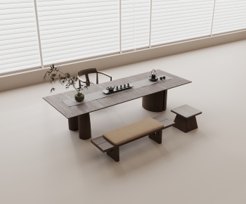 New Chinese Style Tea Tables And Chairs-ID:743259917