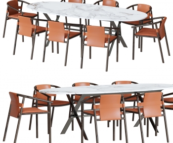 Modern Dining Table And Chairs-ID:566807034