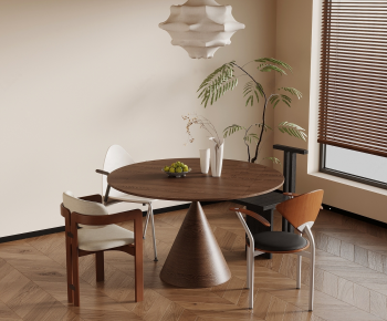 Modern Dining Table And Chairs-ID:696436886