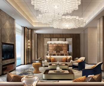 Modern A Living Room-ID:411345964