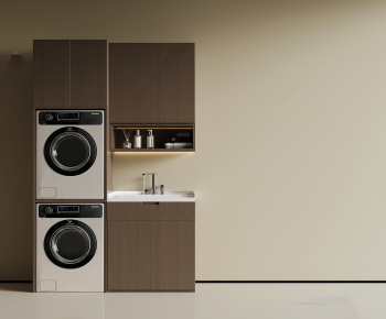 Modern Laundry Cabinet-ID:158091078