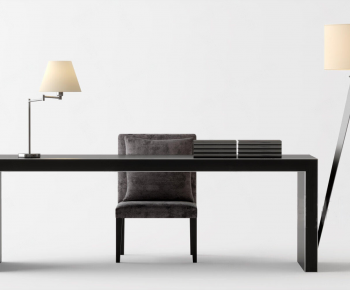 Modern Computer Desk And Chair-ID:700994016