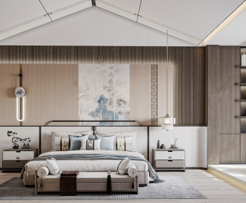New Chinese Style Bedroom-ID:285515071