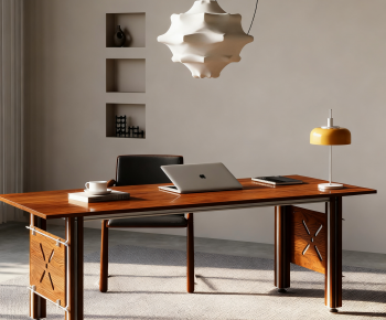 Modern Computer Desk And Chair-ID:765990028