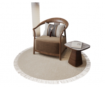 New Chinese Style Single Sofa-ID:117100005